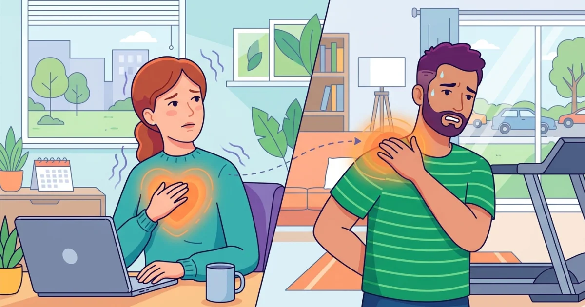 Infarto: síntomas que pueden aparecer antes de una urgencia