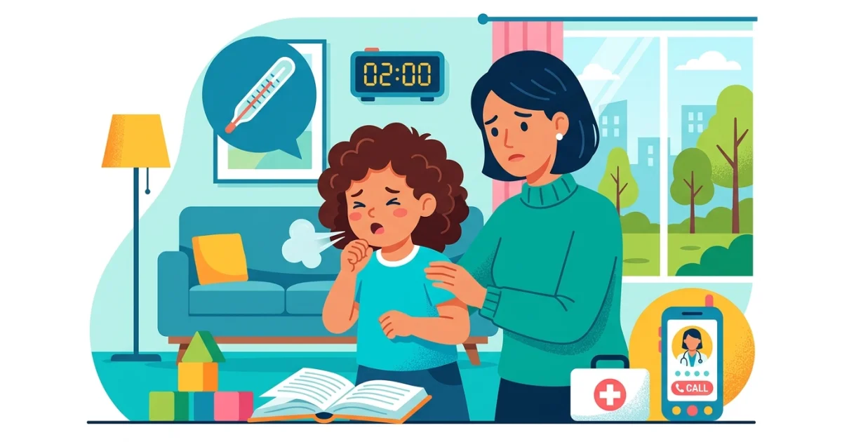 Tos infantil: causas comunes y señales de alarma